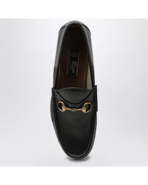 Gucci Mokassin Pferdebit 1953 Braunes Leder in Black für Herren