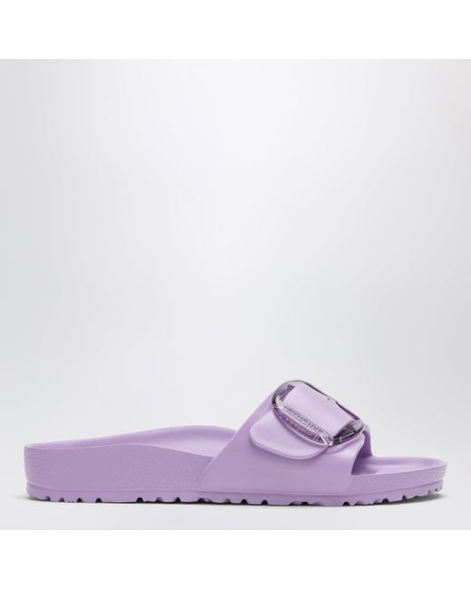 Birkenstock Purple Madrid Big Buckle Eva Slides