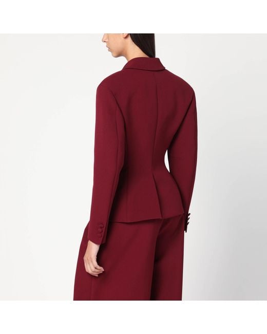 ANDAMANE Red Single-Breasted Jacket