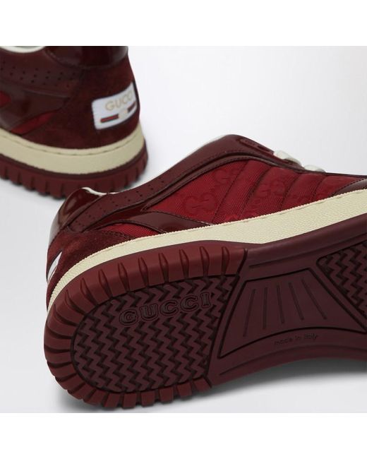 Basket Re-Web En Tissu Gg Gucci en coloris Brown