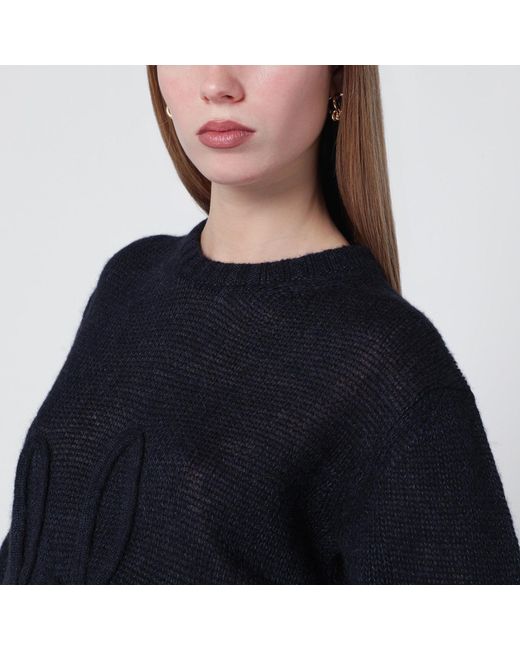 Chloé Blue Alpaca-Blend Sweater