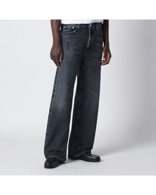 Agolde Blue Dark Washed Afton Jeans for men
