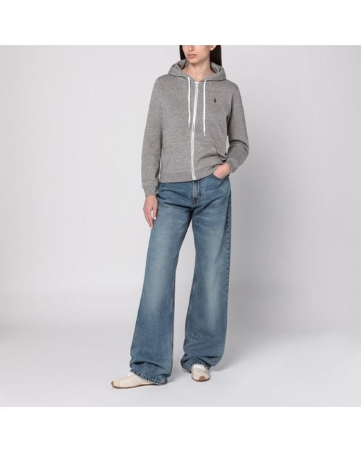 Polo Ralph Lauren Gray Zip-Up Sweatshirt