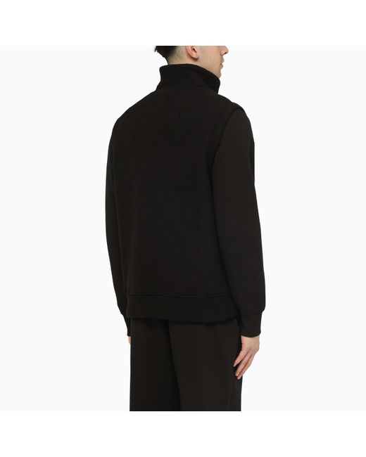 Canada Goose Black Mersey Vest Kind Fleece for men