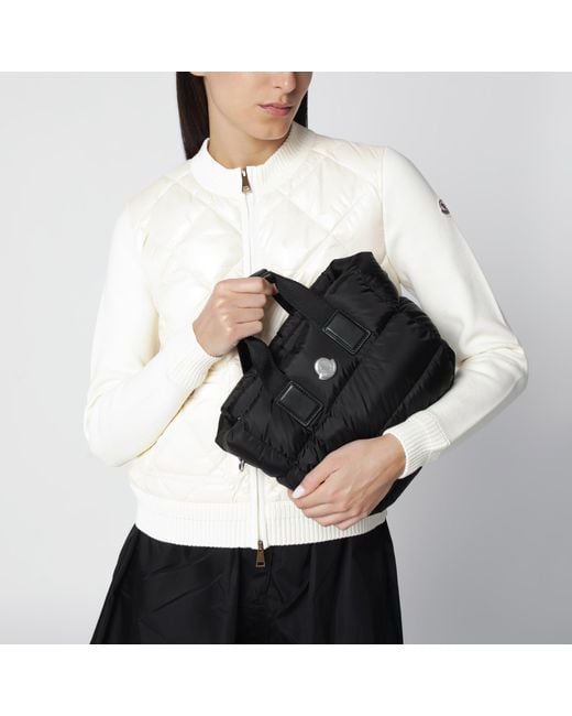 Moncler Black Small Caradoc Tote Bag