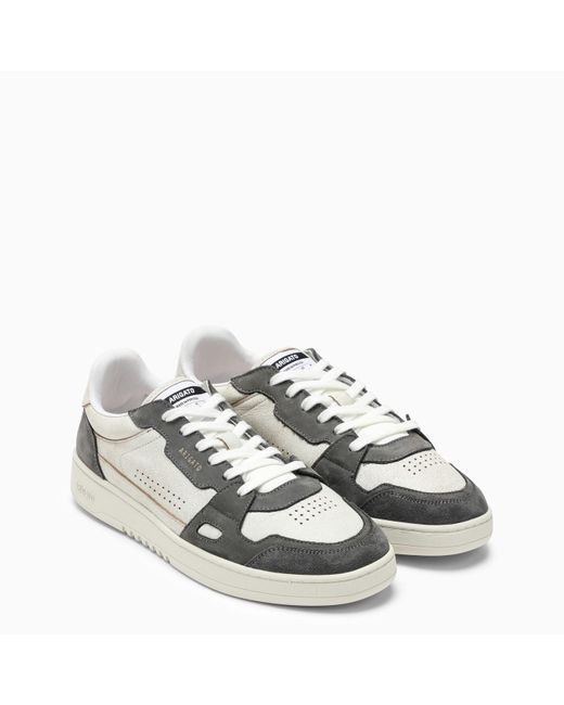 Axel Arigato White And Grey Dice Lo Sneakers - White in Gray for Men | Lyst