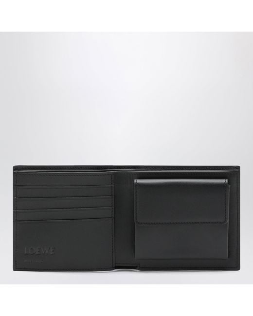 Loewe Green Flag Bifold Wallet With Coin Pocket for men