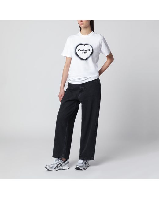Carhartt White Spray Heart T-Shirt