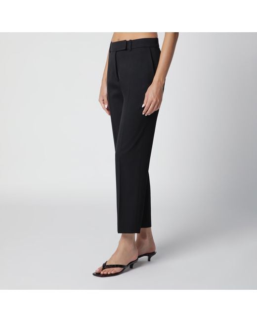 Rohe Black Mies Cigarette-Leg Trousers