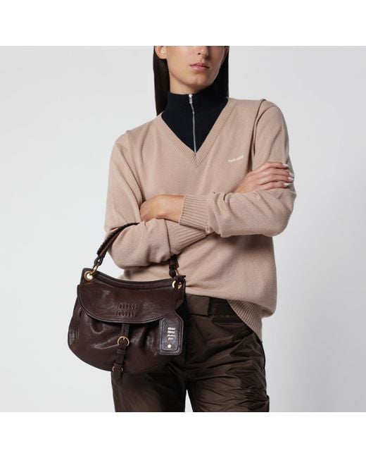 Miu Miu Black Rendez-Vous Radica Lambskin Bag