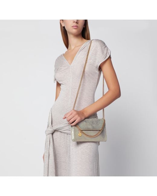Stella McCartney Metallic Falabella Chain Wallet
