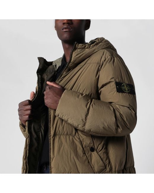 Stone Island Natural Water-Repellent Puffer Jacket for men