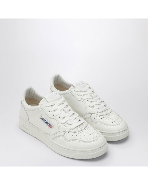 Autry White Medalist Sneakers