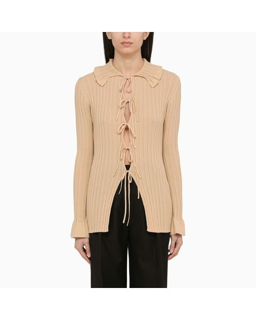By Malene Birger Natural Devora Knitted Cardigan