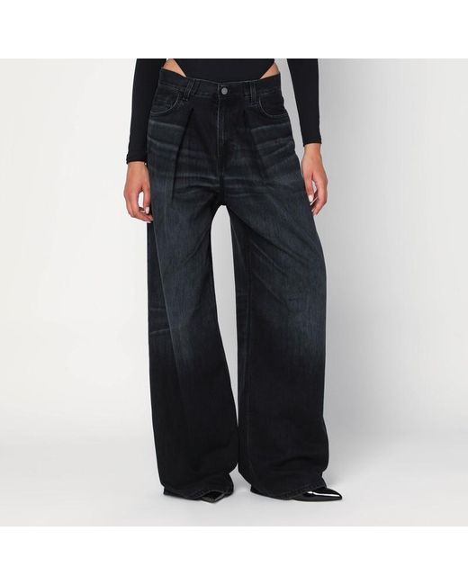 Jeans ampio candy in denim di Haikure in Black