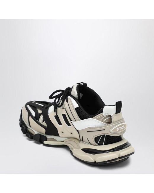 Basket Track/Noir En Maille Filet Et Nylon Balenciaga pour homme en coloris Brown