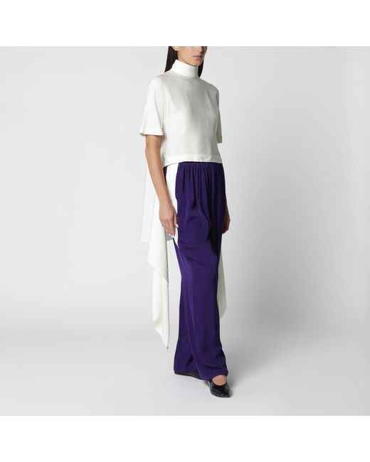 Alaïa Blue Asymmetric Top