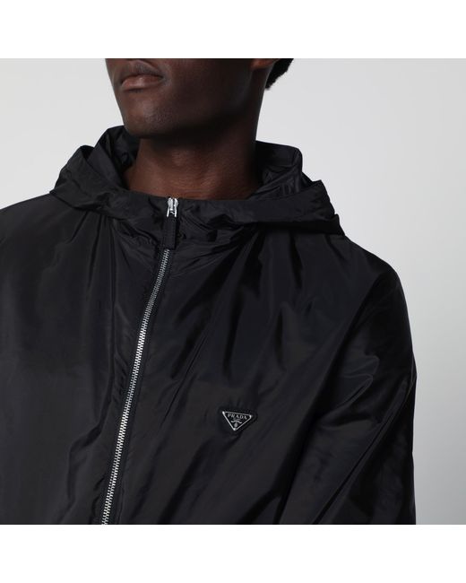 Giubbotto Nero di Prada in Black da Uomo