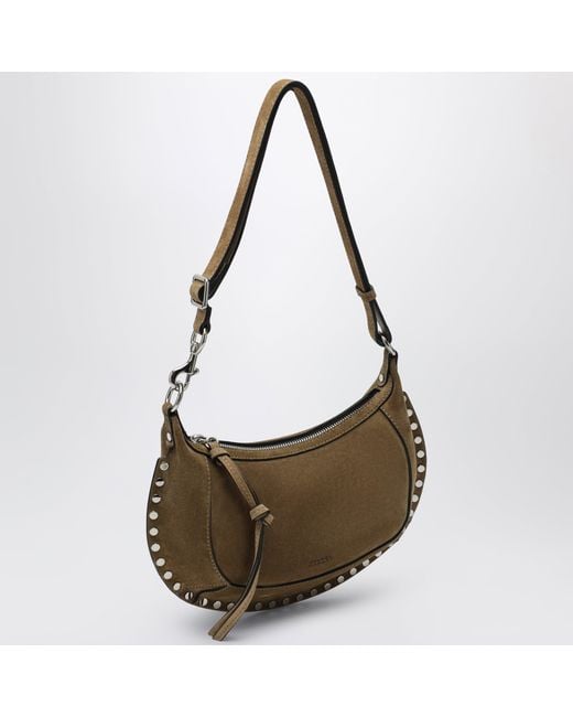 Isabel Marant Metallic Oskan Moon Shoulder Bag
