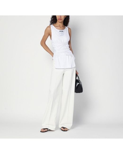 Moschino White Tank Top