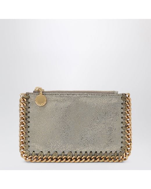 Stella McCartney Gray Falabella Card Holder