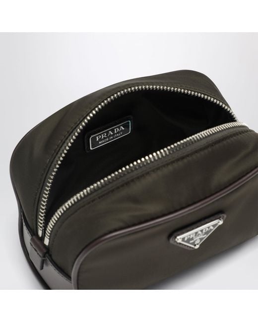 Prada Black Camouflage Speedrock Pouch for men