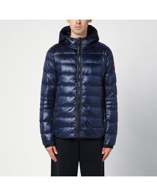 Canada Goose Atlantic Blue Crofton Hoody Padded Jacket for men