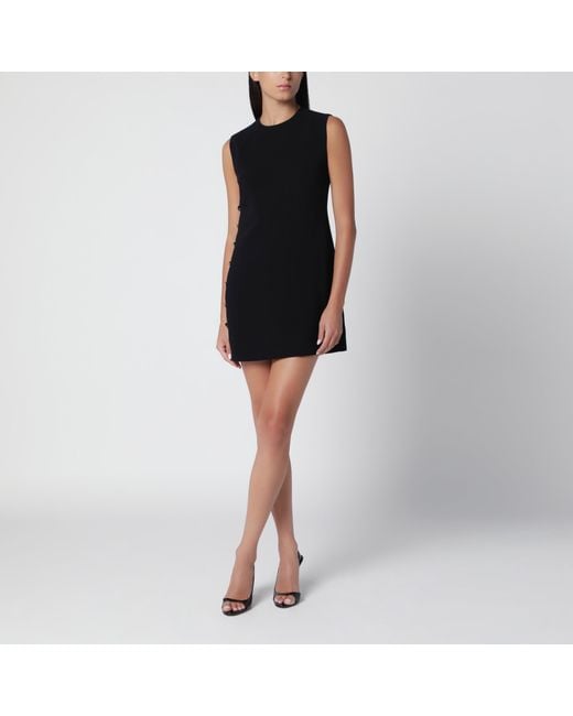 Versace Black Sleeveless Mini Dress