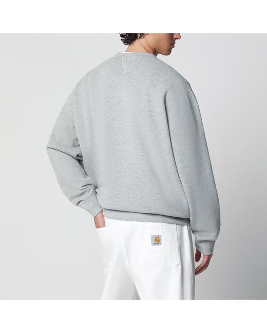 Polo Ralph Lauren Gray Cotton-Blend Crewneck Sweatshirt for men