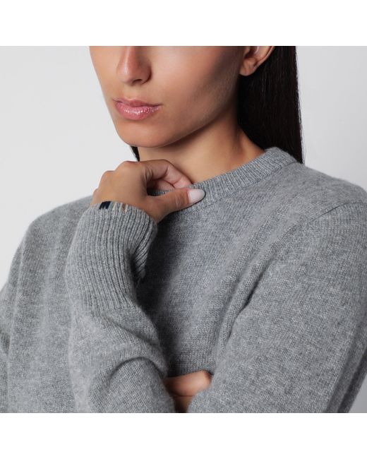 Extreme Cashmere Gray Little Lamb Goat Cashmere Cardigan