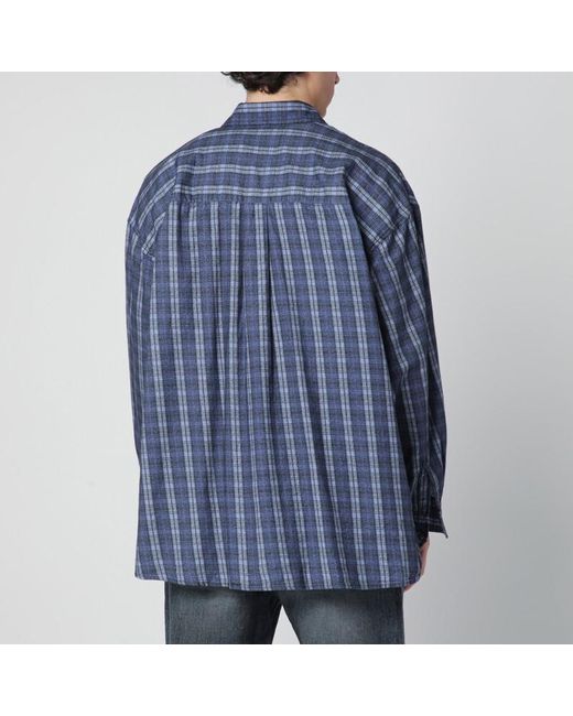 Our Legacy Baumwollhemd Mit Karomuster in Blue für Herren