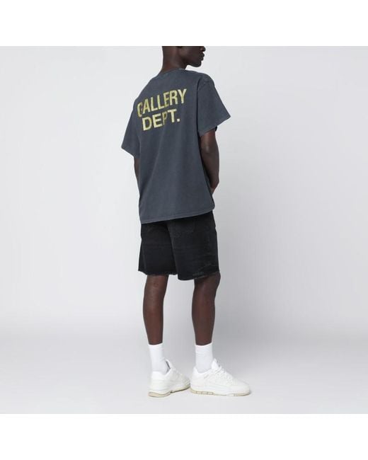 GALLERY DEPT. Black Big Reaper Atk Vintage-Effect T-Shirt for men