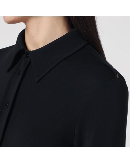 Sportmax Black Shirt Dress
