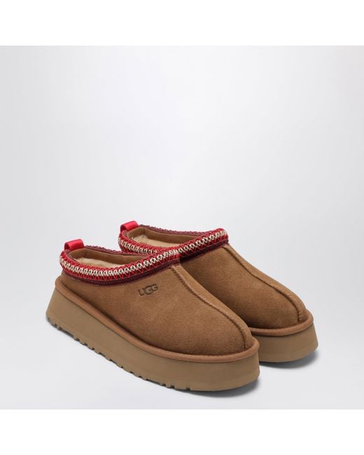 Ugg Brown Tazz Chestnut Suede Slipper