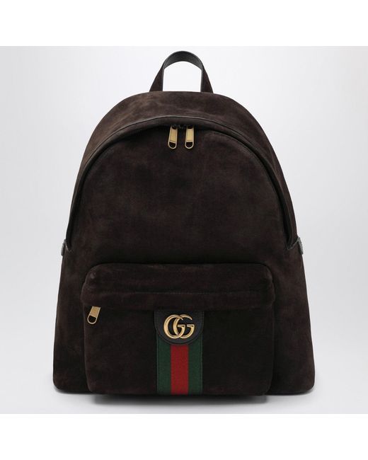 Gucci Black Medium Ophidia Backpack for men