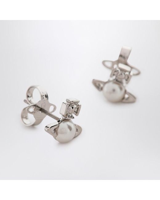 Vivienne Westwood Metallic Xl Link Hoops