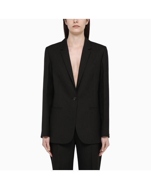 Calvin Klein Black Single-Breasted Jacket