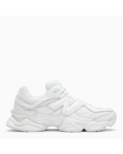 New Balance White Low 9060 Sneakers