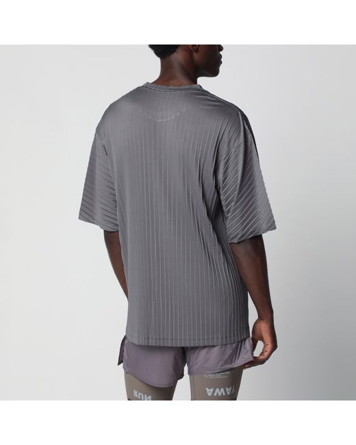 Satisfy Gray Auralite Pleated T-Shirt for men