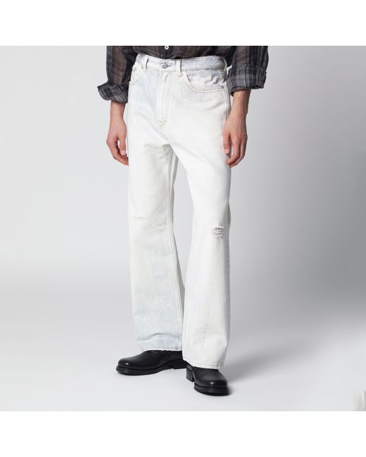 Our Legacy White Third Cut Relaxed-Fit Jeans for men