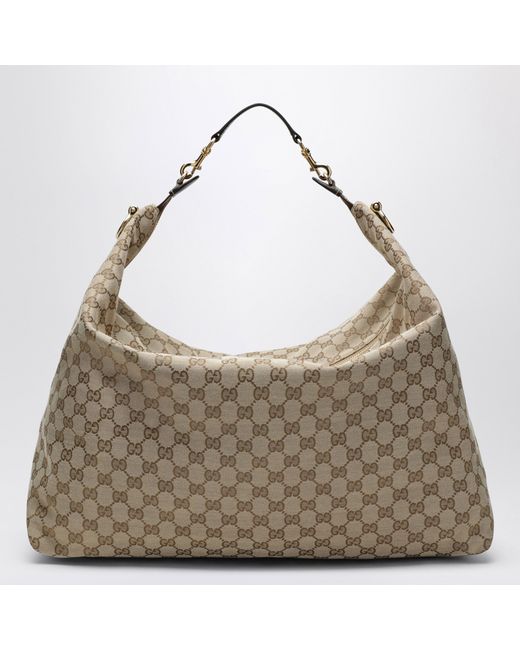 Gucci Große Brera Tasche Aus Gg-Canvas in Brown für Herren