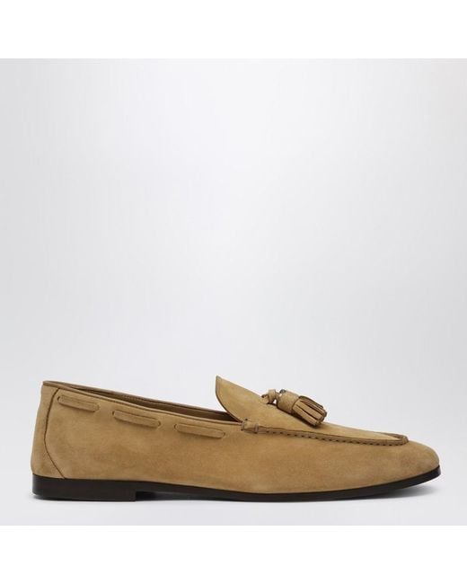 Loro Piana Natural Francis Walk Loafers Classic Camel for men