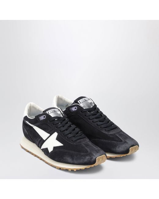Golden Goose Deluxe Brand Blue Marathon Sneakers for men