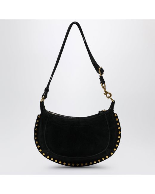 Isabel Marant Black Oskan Moon Shoulder Bag
