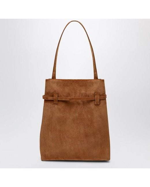 Sac Fourre-Tout En Daim Camel Tote Du Jour MANU Atelier en coloris Brown