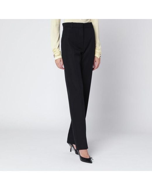 Pantaloni neri in lana di Jacquemus in Black