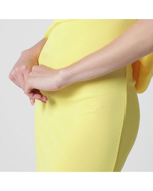 Jacquemus Yellow Mistral Viscose Jersey Dress
