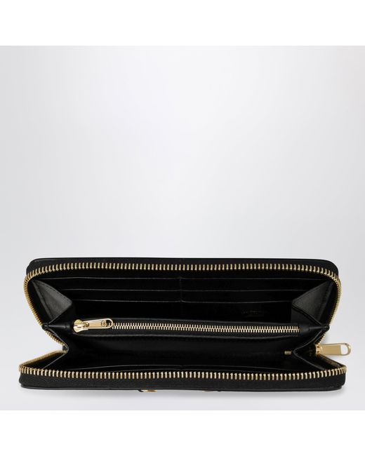 Gucci Black Horsebit Web Wallet