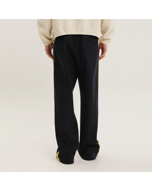 1989 STUDIO Black Pants With Side Stripe for men