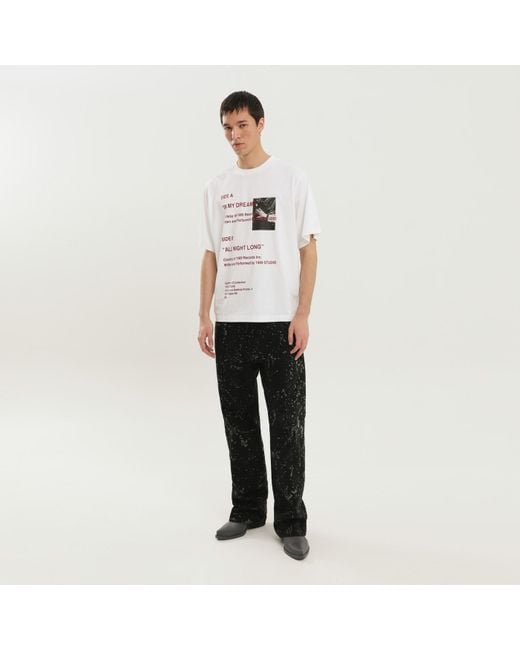 1989 STUDIO White In My Dreams T-Shirt S/S for men